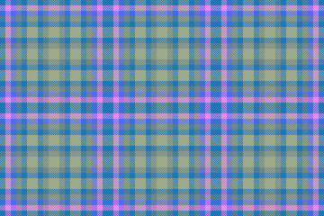 Seamless pattern textile. Check tartan background. Fabric vector plaid texture.