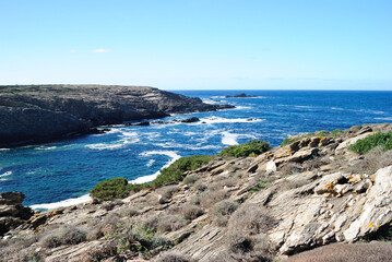 Fototapeta na wymiar La costa di Punta Scoglietti
