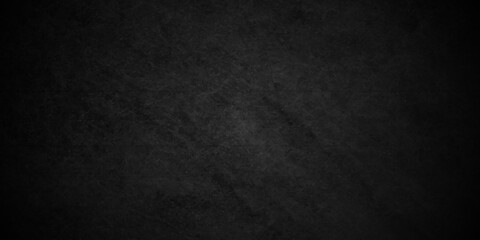 Dark black and white stone concrete grunge wall texture and backdrop background anthracite panorama. Panorama dark black or blue slate background or texture.