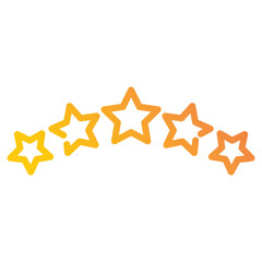 Illustration of Rating Star design Icon