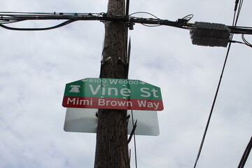 Mimi Brown Way Street Sign