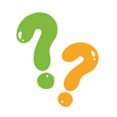 Question Mark Illustration Element Color