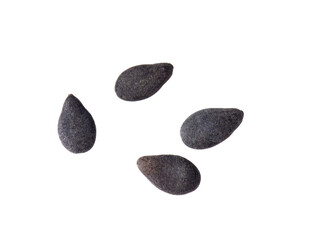 black sesame isolated on transparent png