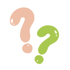 Question Mark Illustration Element Color