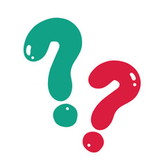 Question Mark Illustration Element Color