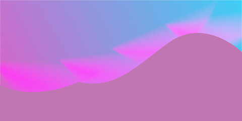 Vector abstract wave line colorful wave landing page flat background vector design