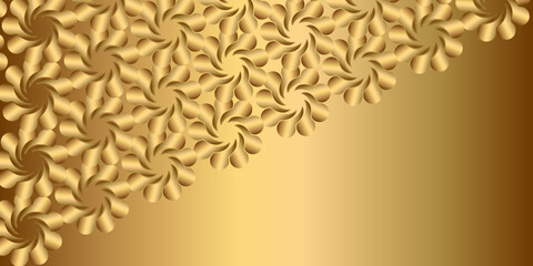 Vector seamless beautiful pattern flower and leaves flat background