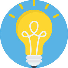 Creative Bulb Vector Icon 