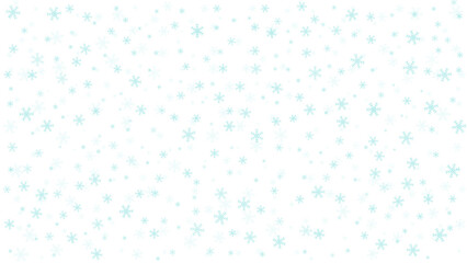 Fototapeta premium 雪が舞い落ちる背景素材，水色，白背景 
