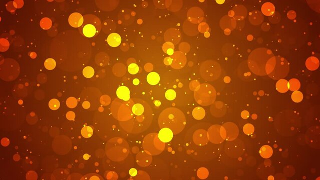 Festliches goldenes Bokeh. Schimmernder leuchtender Hintergrund.