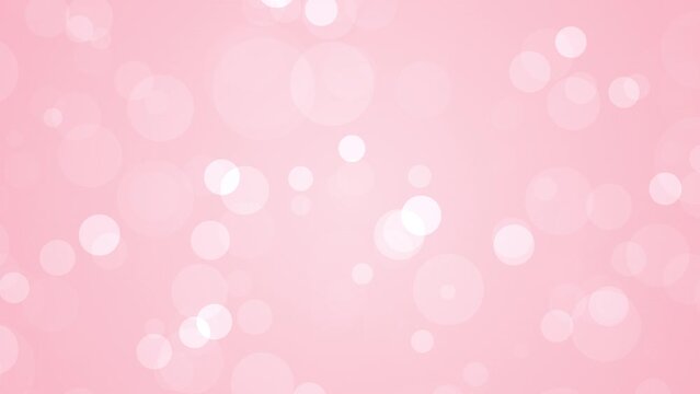 Festive pink bokeh. Shimmering animated bright background. 23,98fps