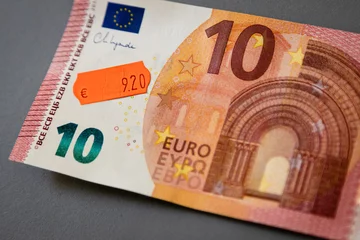 Fotobehang Inflation 10 Euro Schein © Medienzunft Berlin