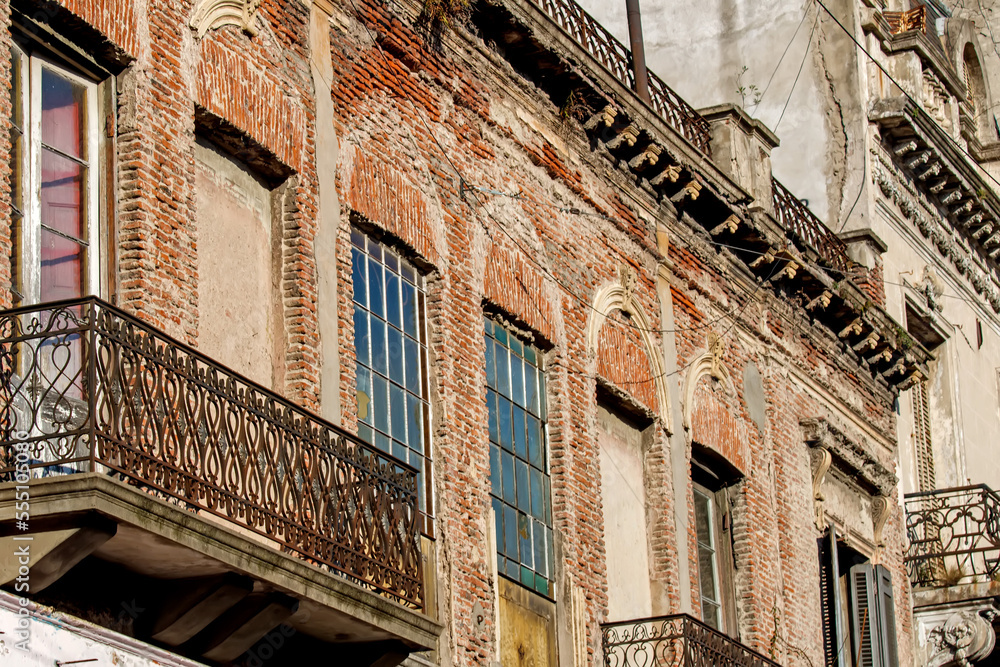 Poster facade of a house