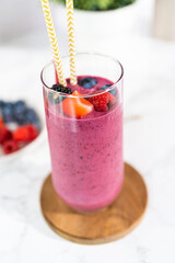 Mixed berry smoothie