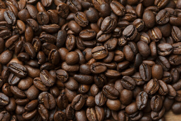 background of coffee beans