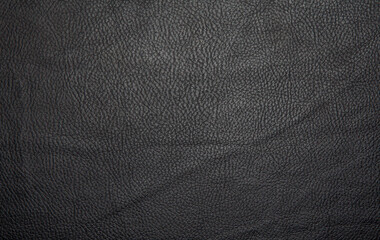 image of black leather background
