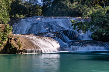 Roberto Barrios waterfalls.  Yucatan. Mexico, chiapas, Palenque