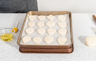 Homemade naan dippers
