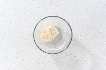 Homemade naan dippers