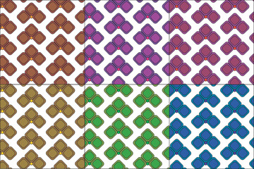 Vector seamless pattern. Simple design for wrapping, wallpaper, textile