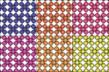 Vector seamless pattern. Simple design for wrapping, wallpaper, textile
