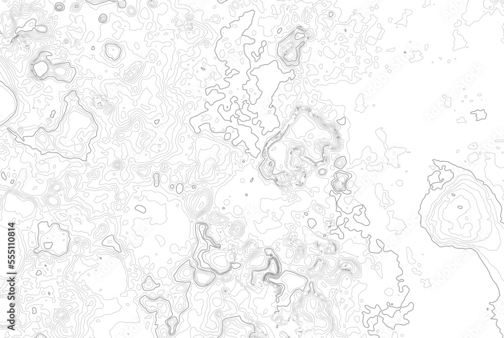 Poster topographic map contour background. topo map with elevation. contour map vector. geographic world to