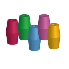 3D SHAPES ICONS LOGO VECTOR EPS