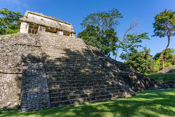 Mayan ruins in Palenque, Chiapas, Mexico
