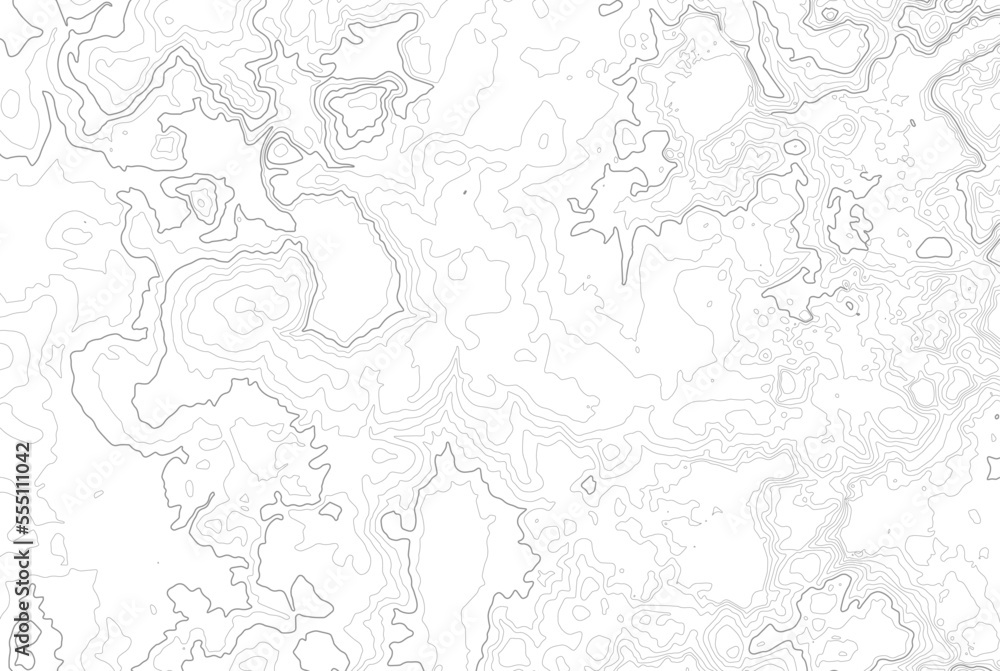 Poster topographic map contour background. topo map with elevation. contour map vector. geographic world to