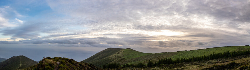View over Lagoa do Fogo, Azores islands vacation, outdoor experience.