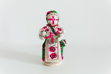 Ukrainian traditional hand made doll, nesting doll, 