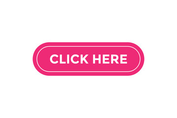 Click here button web banner templates. Vector Illustration
