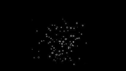 Abstract background with beautiful white cicles.