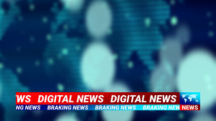 news green screen background illustration image on blur background
