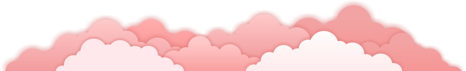 Pink Clouds Background