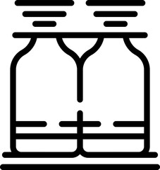Tech field icon outline vector. Farm digital. Food data