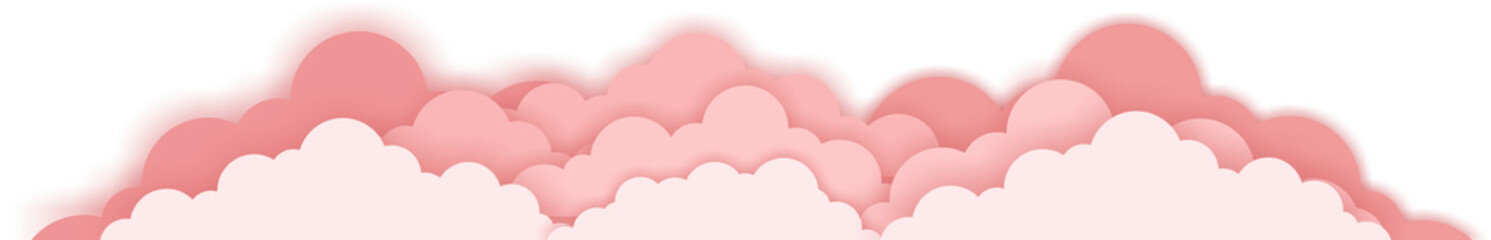 Pink Clouds Background