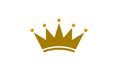 Crown logo icon illustration