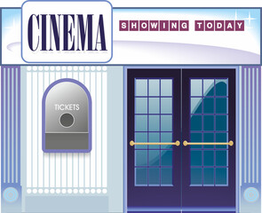 Cinema entrance