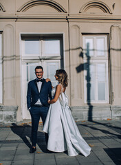 Fototapeta premium bride and groom