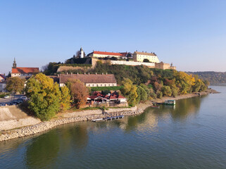 Naklejka na ściany i meble Petrovaradin Fortress in colorful autumn colors