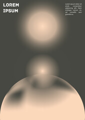 Vector Gradient Colorful Cover. Holographic Abstract Background Poster Design Template.