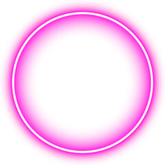 Pink Neon Circle
