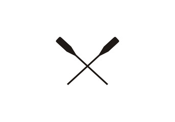 boat rowing logo initials a set of company icon business logo background illustration