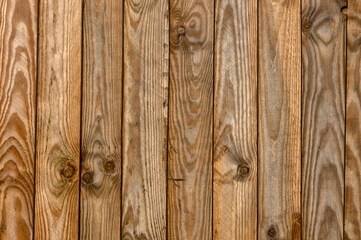 Background texture of new wooden fencing planks 
