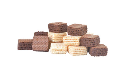 sweet wafer cream with chocolate on  transparent png