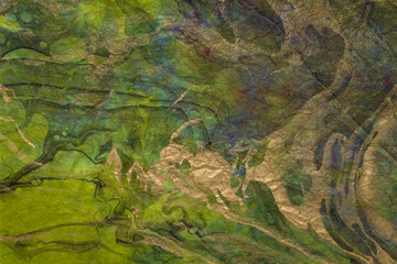 background and texture of colorful marbled momi paper made in Thailand from mulberry bark and bamboo fibers