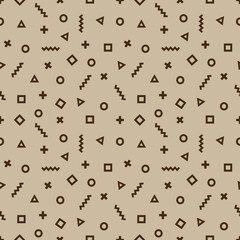 geometric seamless pattern for background, decoration, fabric motif, product packaging, texture, wallpaper