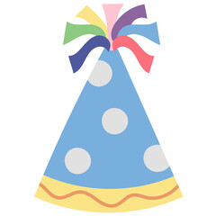 PARTY HAT flat icon