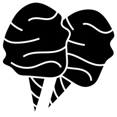 COTTON CANDY glyph icon